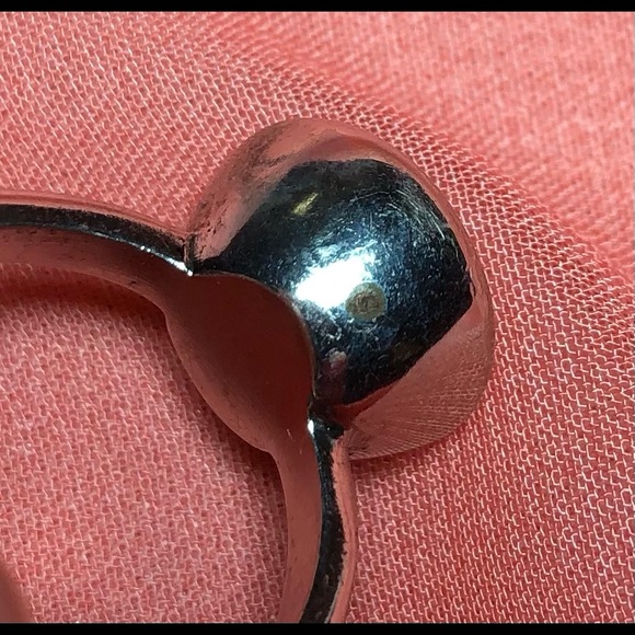 Ann Taylor Silver-toned cocktail ring; size 6 - Picture 5 of 5